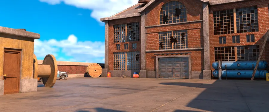 Abandoned Factory & Garage — Environment Design (2)