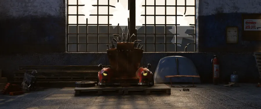 Abandoned Factory & Garage — Environment Design (8)