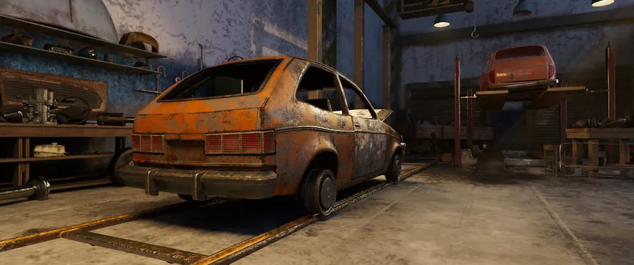 Abandoned Factory & Garage — Environment Design (14)