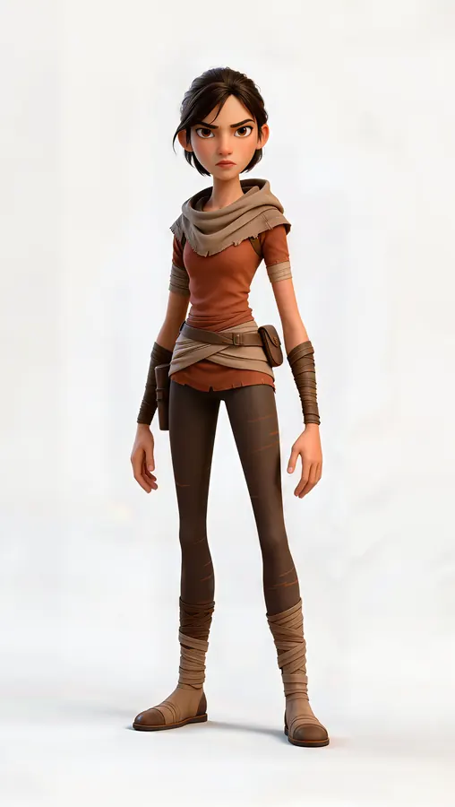 Stylized Character — Girl — Character Development (1)