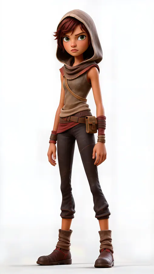 Stylized Character — Girl — Character Development (3)