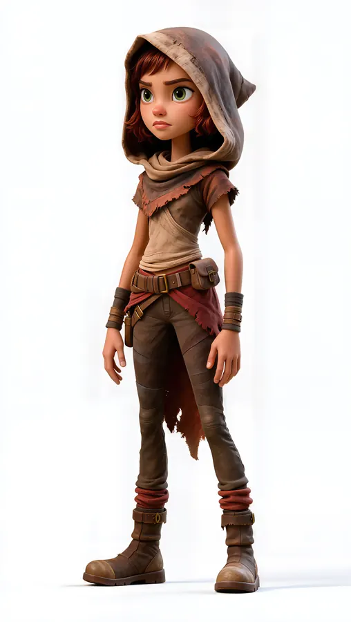 Stylized Character — Girl — Character Development (4)