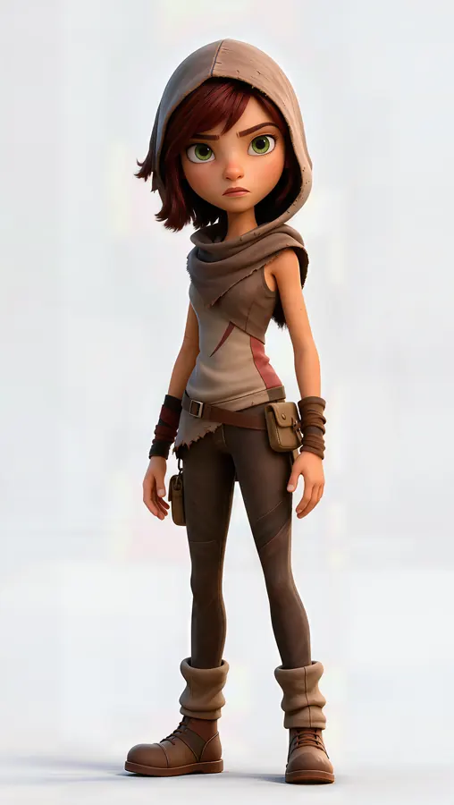 Stylized Character — Girl — Character Development (5)