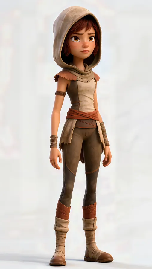 Stylized Character — Girl — Character Development (6)